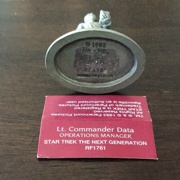 Set of 7 Star Trek: The Next Generation Pewter Characters - Picture 12 of 16